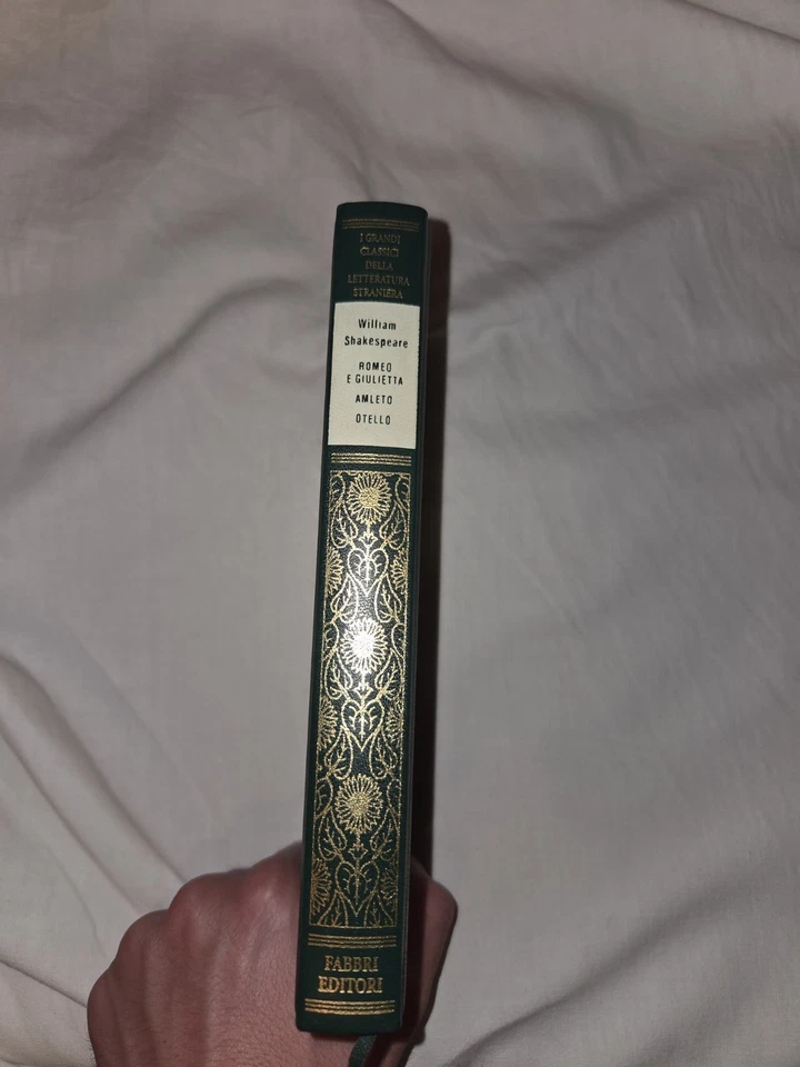 Libro Vintage William Shakespeare Romeo E Giulietta Amleto Otello Del 1963s - Immagine 3 di 4