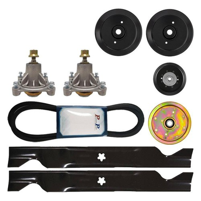 #ad Deck Rebuild Kit Blade Spindle Belt for Husqvarna 46 Inch RZ4623 Z246 RZ4619 $93.65