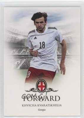 2023 Futera Unique World Football Forwards Khvicha Kvaratskhelia #075 02l6