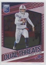 2020 Panini Donruss Elite Dual Threats Pink Josh Allen #10 2l8
