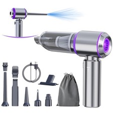 Car Vacuum Portable Cordless 20000PA High Power 4-in-1 Compressed Air Duster ...