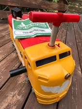 Mighty Casey Ride 'Em Railroad Locomotive Engine w/ Charger & Manual - SEE VIDEO