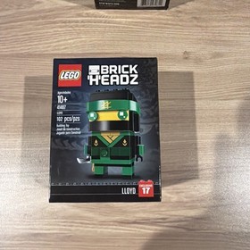 LEGO BRICKHEADZ Ninjago: Lloyd (41487) and Master Wu (41488) NEW SEALED RETIRED