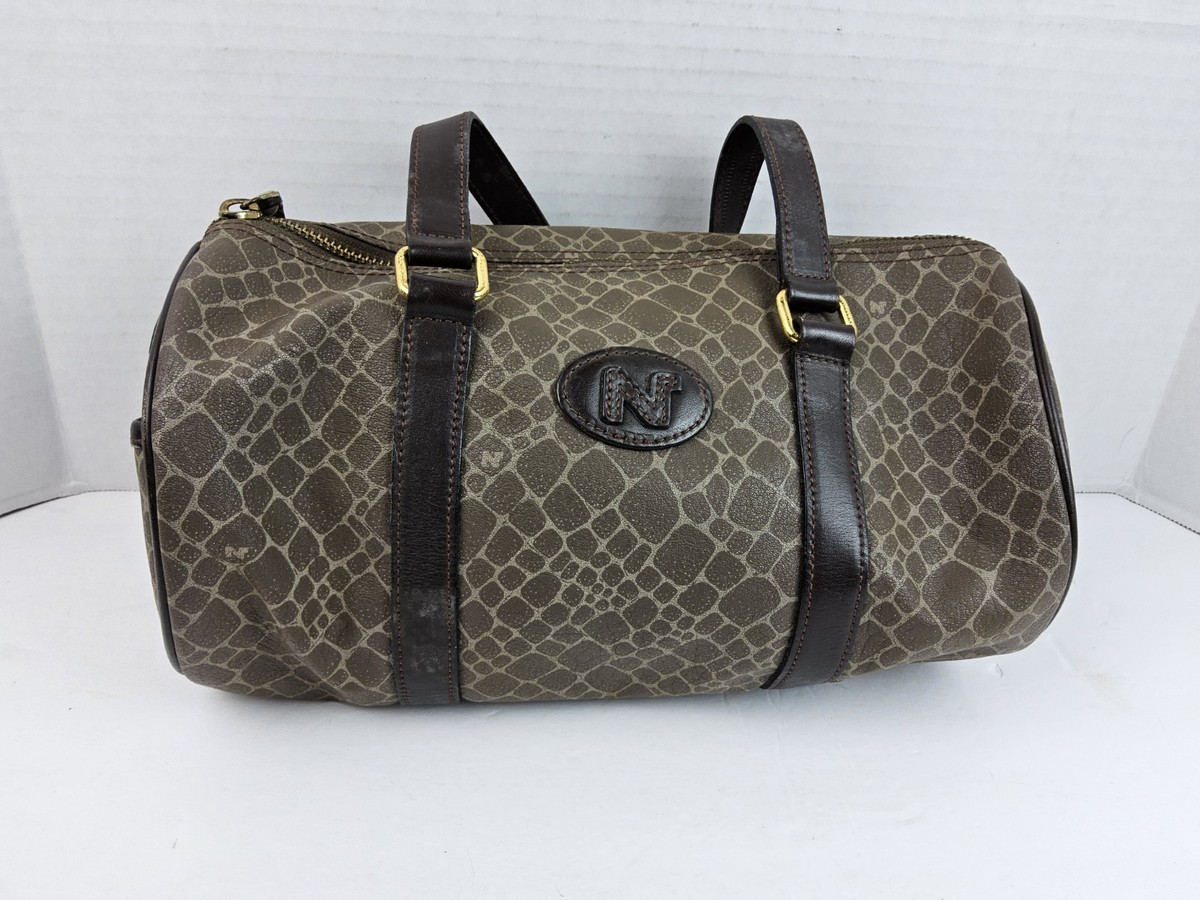 Sac Porté épaule Nina Ricci En Cuir Noir - Fabriqué En Italie - Occasion Bon état