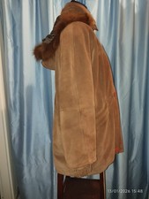 montgomeri uomo vintage in camoscio