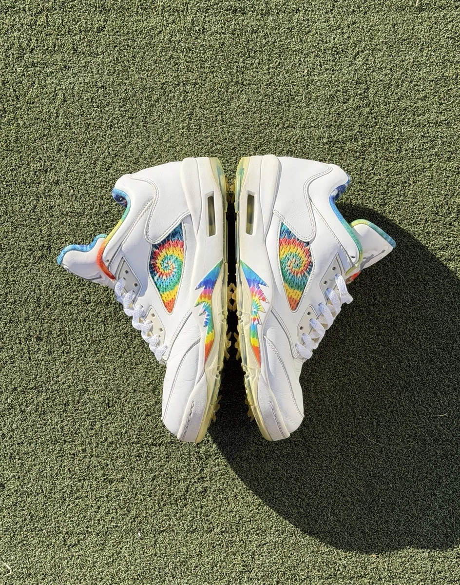 Jordan 5 Golf Low Peace, Love, and Golf for Sale | Authenticity