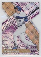 2019 Panini Elite Extra Edition Status Purple Die-Cut 96/125 Devin Mann #121 z6b