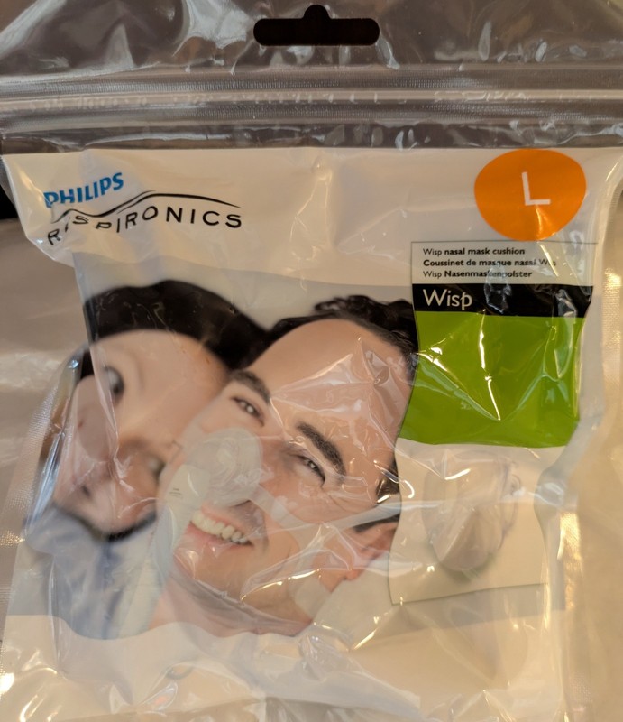 Philips Respironics Wisp Nasal Cushion for C pap Mask 1094088  Large Size