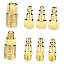 Pack Air Hose Fittings 1/4-Inch NPT Quick Connect Air Compressor Fittings, 8