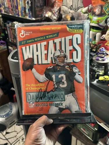 Dan Marino Signed Wheaties Box UDA Auto Limited Edition w/ Hologram & Card