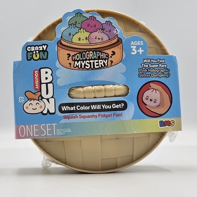 Crazy Fun Mystery Squishy Bun Mystery Dumpling GLITTER USA 1 Box Random Color