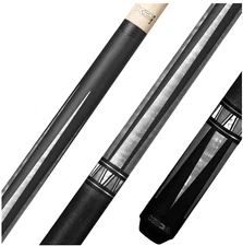 KL171 Koda Sports K2 4 Pt. Matte Black/Grey Graphic Billiards Pool Cue Stick