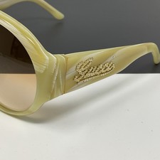 Authentic GUCCI GG 2927/S Strass Sunglasses c. 3MYBA Ivory with Rhinestones