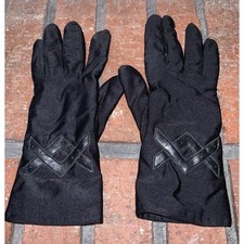 Womens Black Nylon Thinsulate Gloves One Size Fits All
