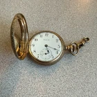 Antique 1915 Elgin Warranted Pocket Watch Working