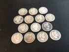 14. Barber Quarters, 90% Silver