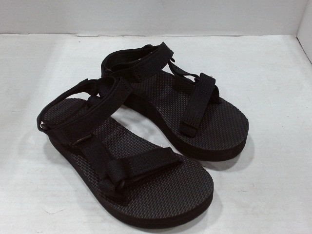 Teva Womens Midform Sandals Black UK 4 US 6 Preowned Excellent Condition