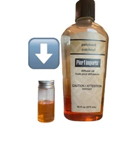 Vintage Pier 1 Imports Patchouli Reed Diffuser Home Fragrance Refill READ 0.5 Oz