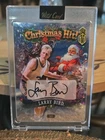 Larry Bird Auto True 1/1 🔥 Wild Card Christmas Hit Holiday Hits On-Card Auto