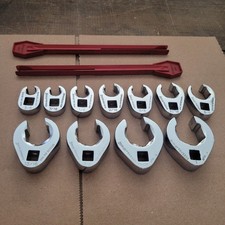 Rare Snap-on Crowfoot Flare Nut Wrench Set A277 38 Frh 120s-frh320s Tools Xlnt Rare Snap-on Crowfoot Flare Nut Wrench Set A277 38 Frh 120s-frh320s Tools Xlnt