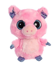 5 Inch YooHoo  Friends Pudgee Pig Plush Stuffed Animal by Aurora