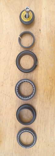AHeadset Threadless Headset Alloy Black 1-1/8 inch - J - Picture 4 of 4