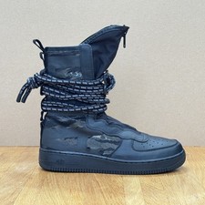 Nike SF Air Force 1 High 2018 - Triple Black Camo - Size UK 10 (EU 45) US 11