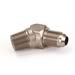 MR GASKET SHADOW SERIES AN FITTING A386A 3/8 INCH NPT TO -6 45 DEGREE