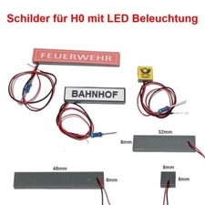 Schild mit LED Beleuchtung