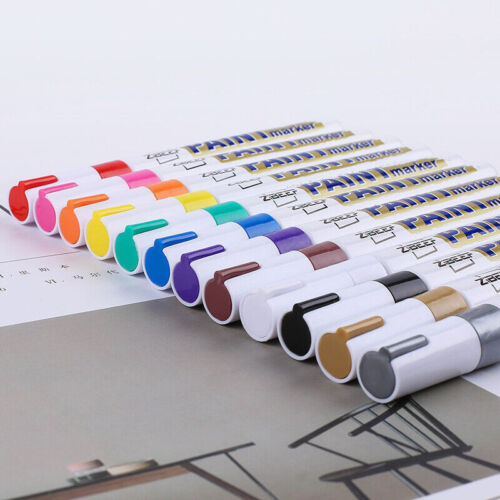 Waterproof Permanent Paint Marker Pen for Car Tyre Tire Tread Rubber Metal pen - Picture 8 of 23