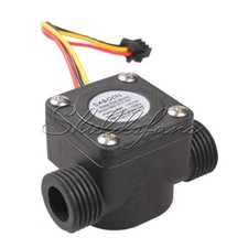 G1/2 Water Flow Sensor Fluid Flowmeter Switch Counter 1-30L/min Meter