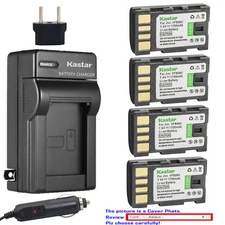 Kastar Battery AC Charger for JVC BN-VF808 BN-VF808U & JVC GR-D740 Camcorder