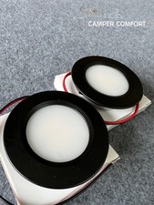 12v LED Spotlights Campervan - Switched Downlight/Dimmable Motorhome  x 2