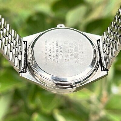 Vintage Seiko Type II Shiny Silver Dial Japan Made Men's Vintage Seiko Type II Shiny Silver Dial Japan Made Men's