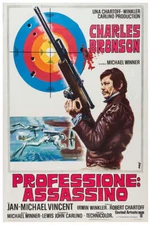 The Mechanic 1972 - Charles Bronson - Italy - Classic Movie Poster