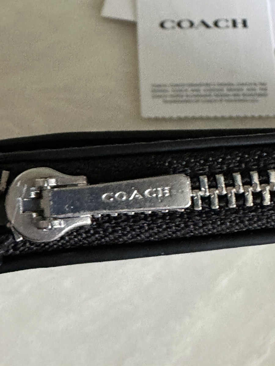 COACH Cosmic Coach Zip Card Case With Star Print Black Multi COACH Cosmic Coach Zip Card Case With Star Print Black Multi