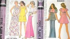 Easy 1970s Mini Dress Top Jumper Maxi Dress You Pick McCalls Patterns Miss Sz 12