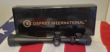 Osprey Tactical Rifle Scope 10-40x50 Illuminated Mil-Dot Reticle Green Red