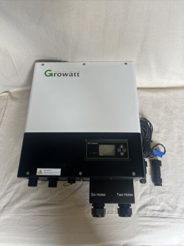 Cargador/inversor de almacenamiento de batería acoplada Growatt SPA3000 - 3 KW CA - Imagen 1 de 8