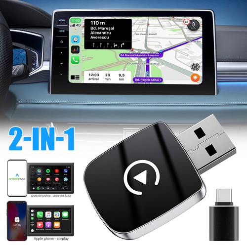 Plug&Play Wireless Mini CarPlay Adapter Wireless Carplay Dongle For iPhone Apple - Picture 3 of 13