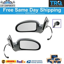 TRQ New Power Side View Mirrors Left & Right Set For 2002-2007 Ford Focus