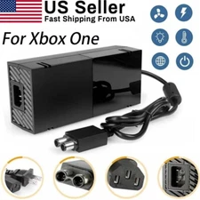 For Microsoft Xbox One Console AC Adapter Brick Charger Power Supply Cord Black