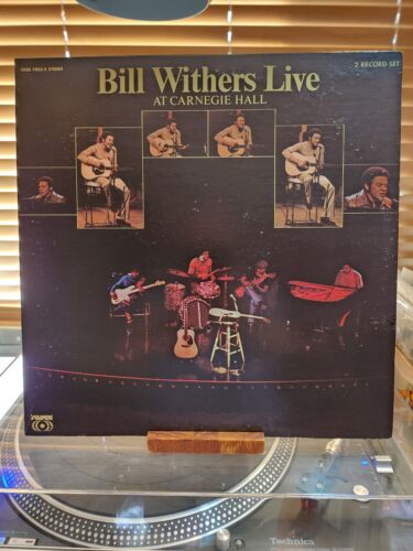 Bill Withers, Live At Carnegie Hall, 73 Sussex 1st Dbl Live Lp, VG+/VG+