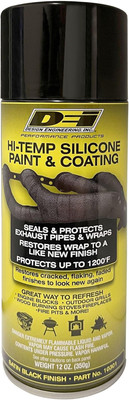 DEI Hi-Temp Silicone Coating Spray High Temp Exhaust Wrap Sealant Protects up to