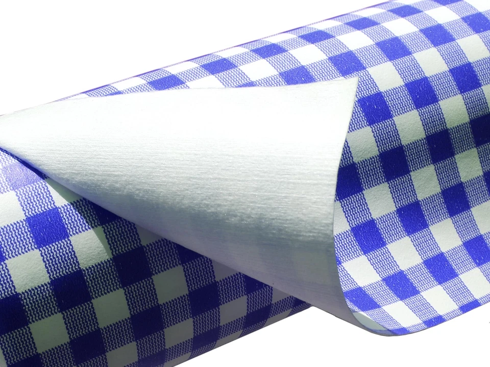 Tischdecke KARO Folie Rolle zuschneidbar wiederverwendbar versch. Farben&Größen - Bild 4 von 4