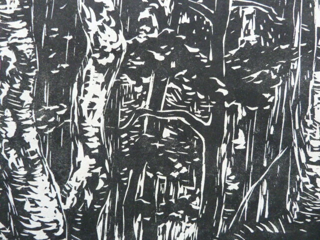 Ruth Meier1888-1965 Dresden/Radebeul - Holzschnitt - Wald - Bild 3 von 4