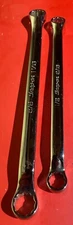 2 Snap On USA 5/8”x 11/16” 12 1/2”x 9/16” Double Box End Wrenches XB2022A NEW