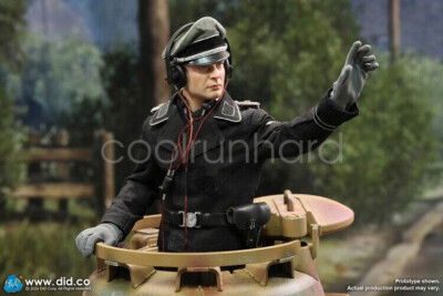 1/6 DID D80176 WWII German Panzer Commander Max Wünsche Action
