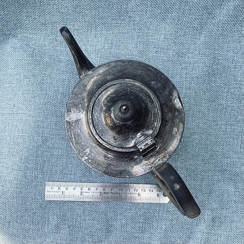 Collectable Tea Pot Sterling Silver J W Tiptaft & Son Ltd, 1931 Year Hallmarked - Picture 5 of 20