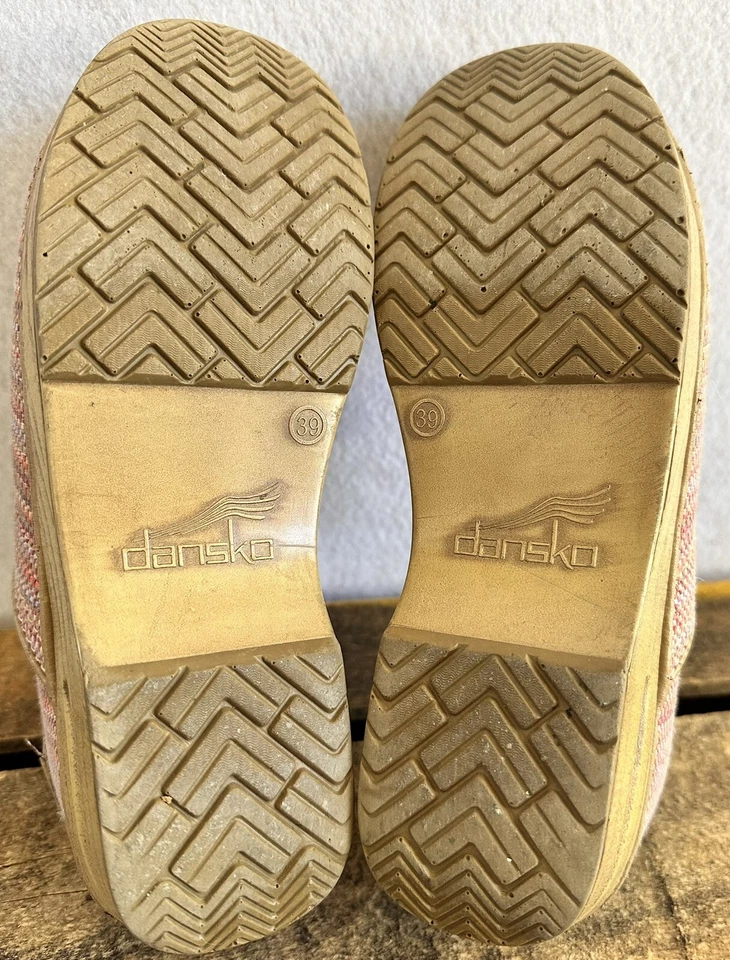 Zueco Dansko Yute Zapatos Ocupacionales Zuecos EUR 39 US 8.5 Mujer’s Colorido Enfermera Foto 4 de 4